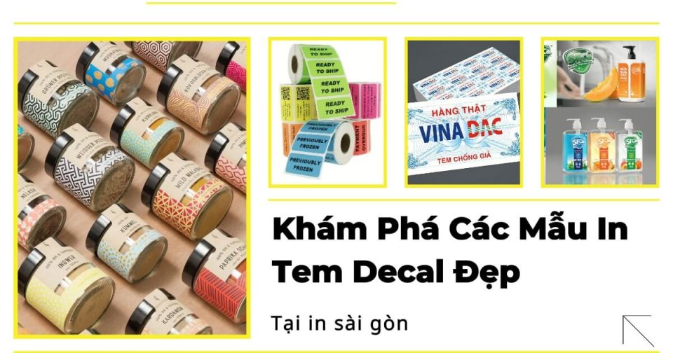 Khám Phá Các Mẫu In Tem Decal Đẹp Cho Doanh Nghiệp